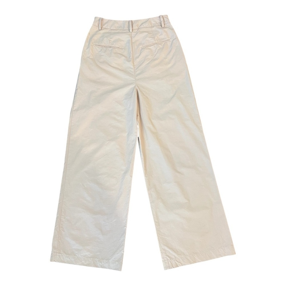 L’ACADEMIE REVOLVE Delphine Pant Blush Wide Leg Crop Khaki Women’s Size Small - Picture 4 of 16